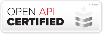 TM Forum Open API Certified badge.